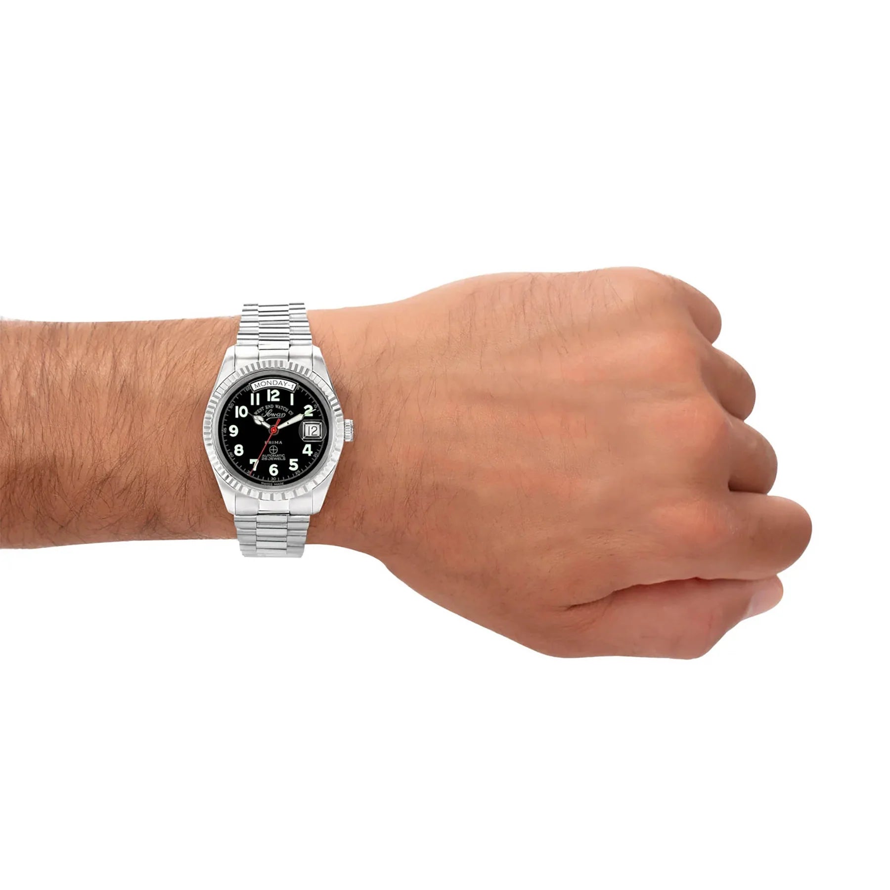 West End The Classics Automatic 6828.10.0207 Black Dial Stainless Steel Unisex Watch