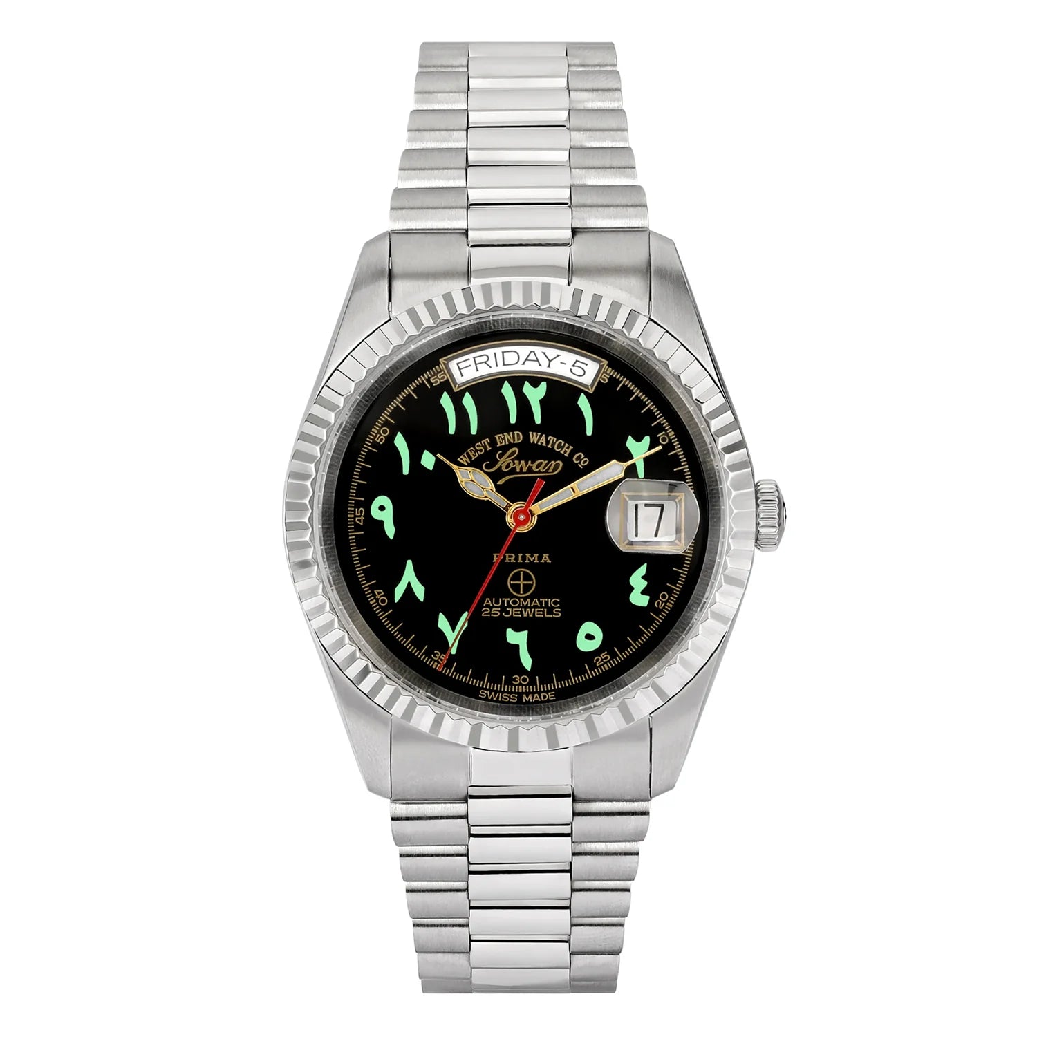 West End The Classics Automatic 6828.10.0788 Black Dial with Arabic Figures Stainless Steel Unisex Watch