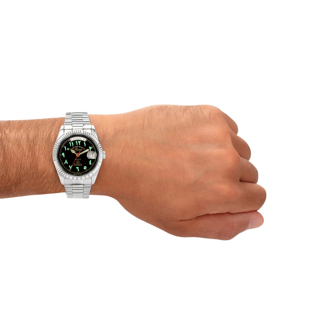 West End The Classics Automatic 6828.10.0788 Black Dial with Arabic Figures Stainless Steel Unisex Watch