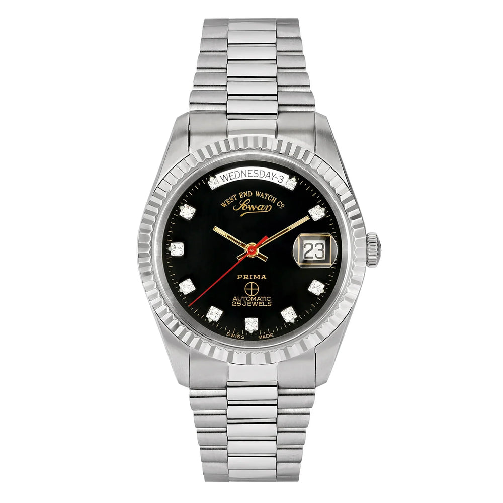 West End The Classics Automatic 6828.10.2900R Black Dial Stainless Steel Unisex Watch