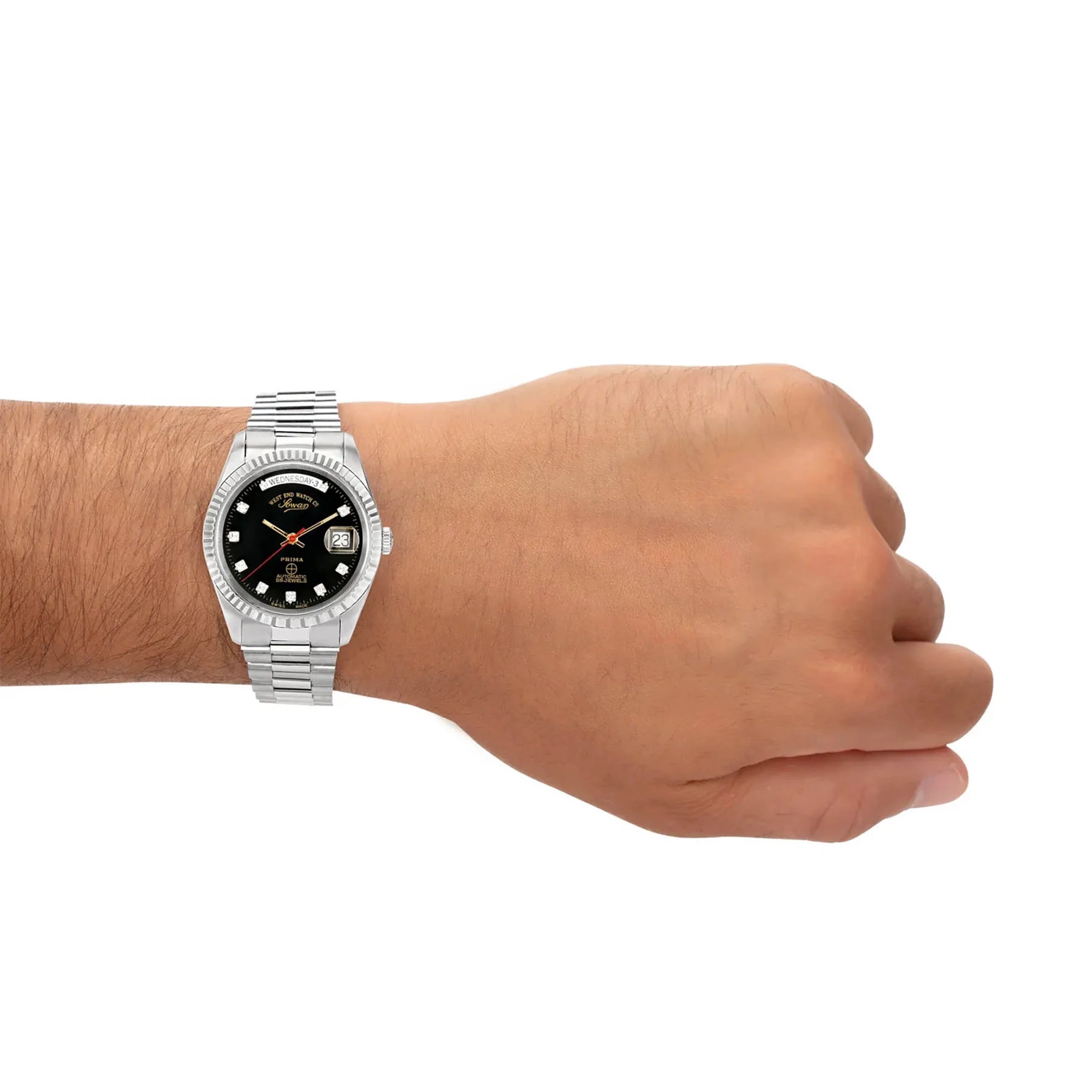 West End The Classics Automatic 6828.10.2900R Black Dial Stainless Steel Unisex Watch