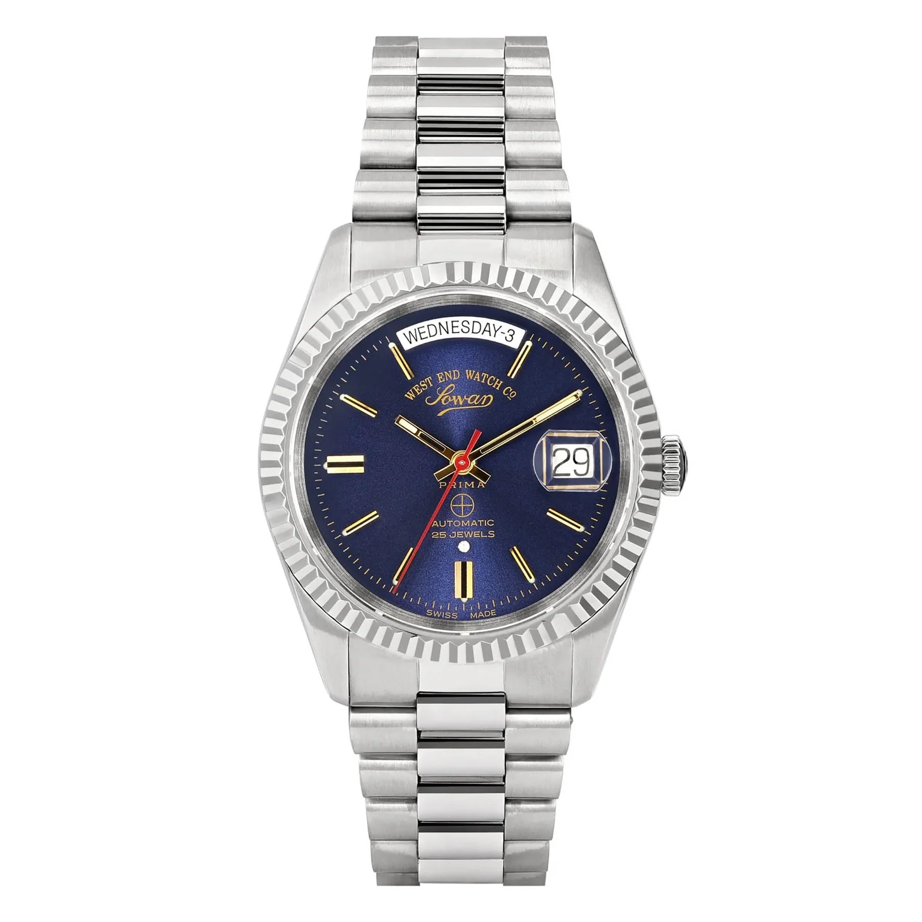 West End The Classics Automatic 6828.10.3226R Blue Dial Stainless Steel Unisex Watch