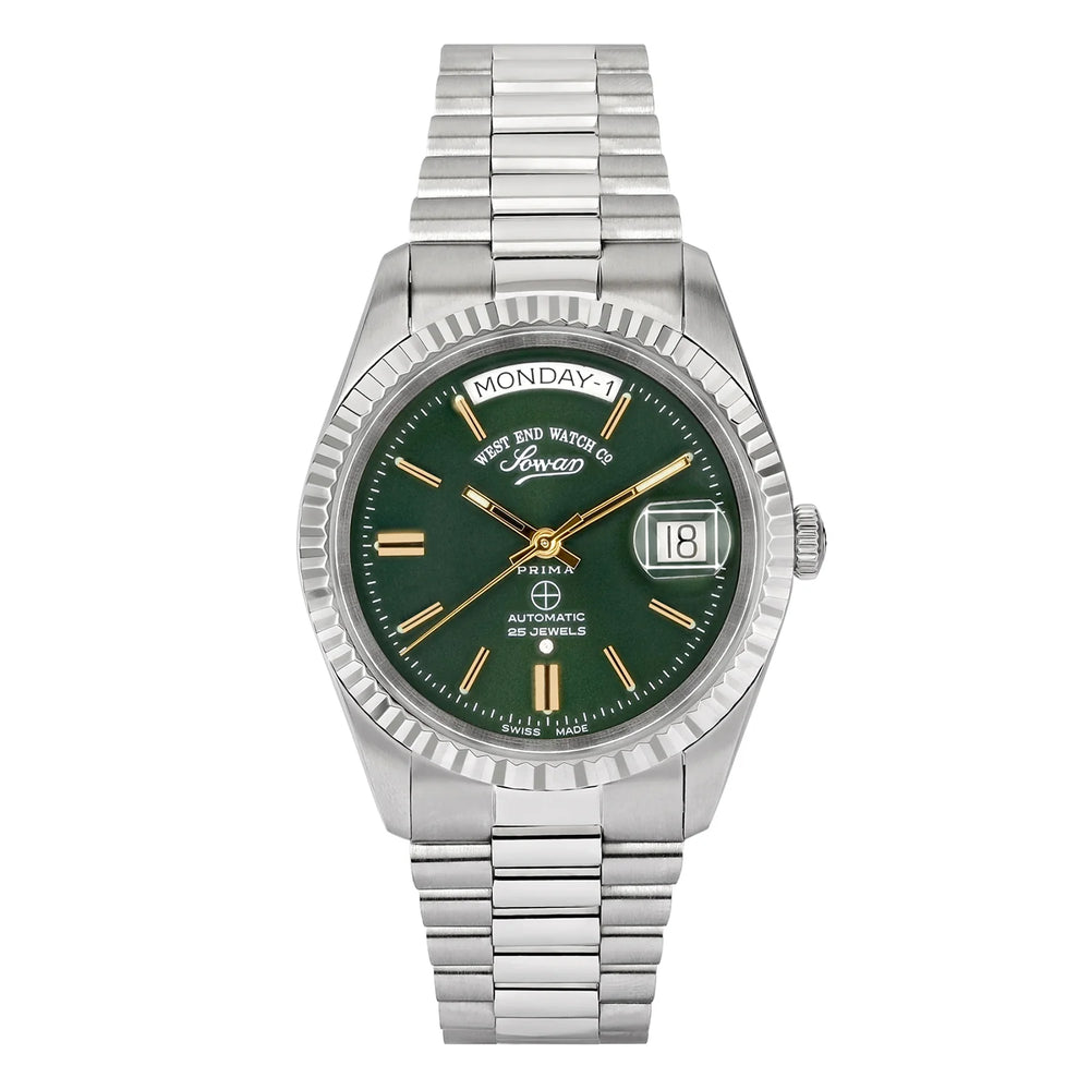West End The Classics Automatic 6828.10.3330Y Green Dial Stainless Steel Unisex Watch