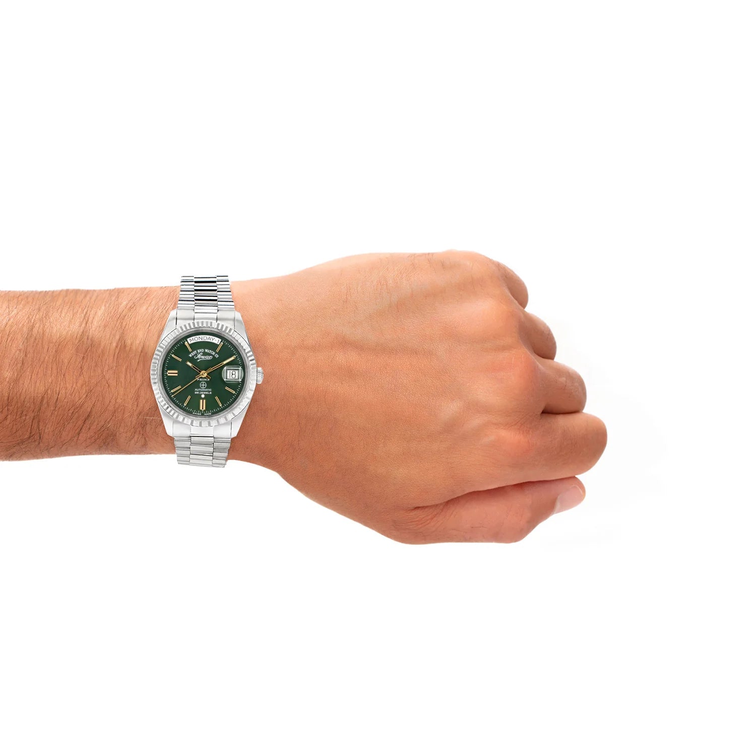 West End The Classics Automatic 6828.10.3330Y Green Dial Stainless Steel Unisex Watch