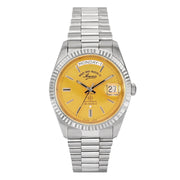 West End The Classics Automatic 6828.10.3338B Yellow Dial Stainless Steel Unisex Watch