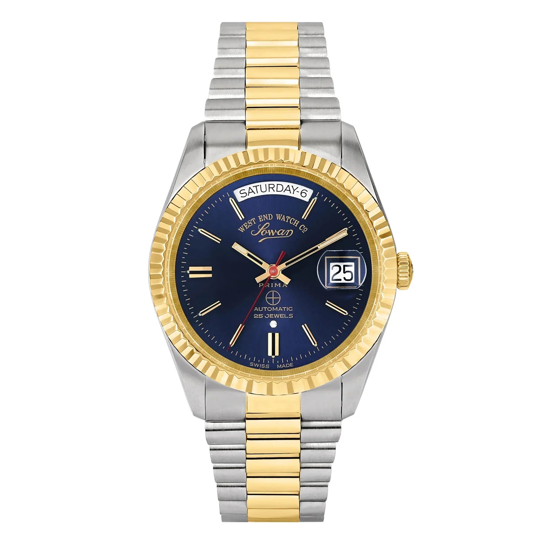 West End The Classics Automatic 6828.20.3226 Blue Dial & Two-Tone Stainless Steel Unisex Watch