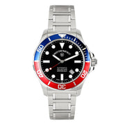 West End Impermeable Automatic Diver 6850.10.3333N-ALBL12R Black Dial Pepsi Bezel Men's Watch