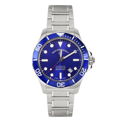 West End Impermeable Automatic Diver 6850.10.3335N-ALBL Blue Dial Stainless Steel Men's Watch