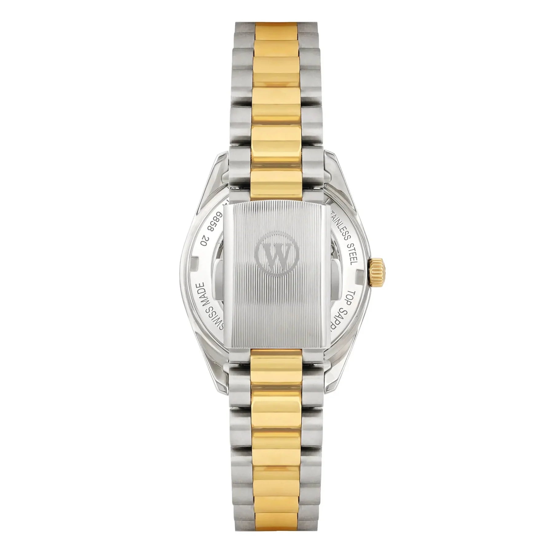 West End The Classics Automatic 6858.20.2708R Champagne Dial & Two-Tone Stainless Steel Women's Watch