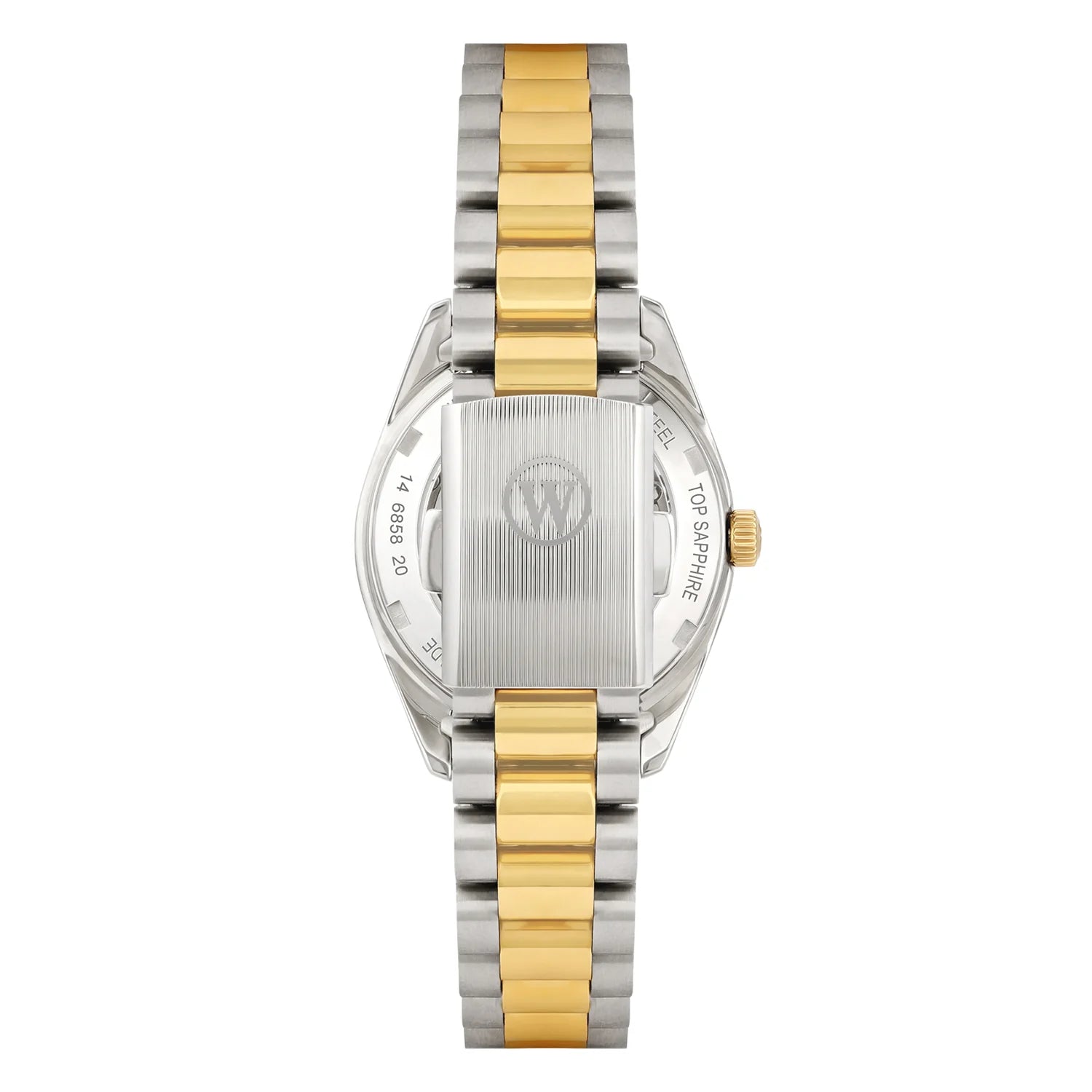 West End The Classics Automatic 6858.20.3330Y Green Dial & Two-Tone Stainless Steel Women's Watch