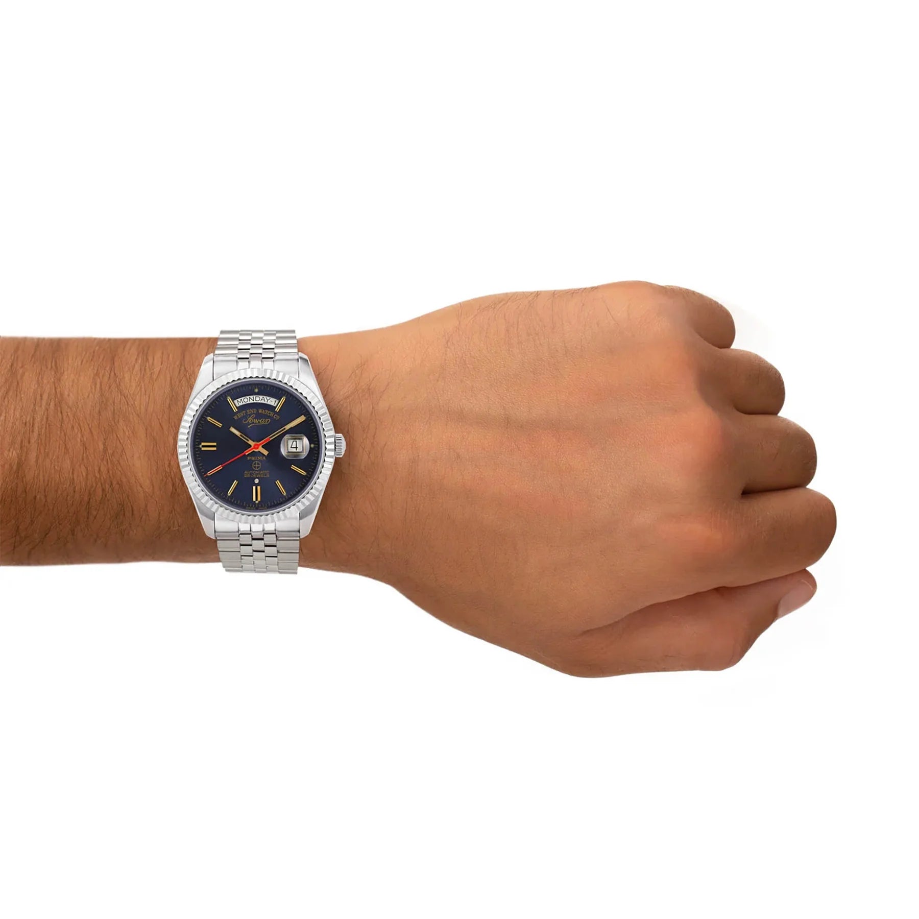 West End The Classics 41 Automatic 6868.10.3226R Blue Dial Stainless Steel Men's Watch