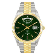 West End The Classics XL Automatic 6868.20.3330Y Green Dial Two-Tone Stainless Steel  Men's Watch