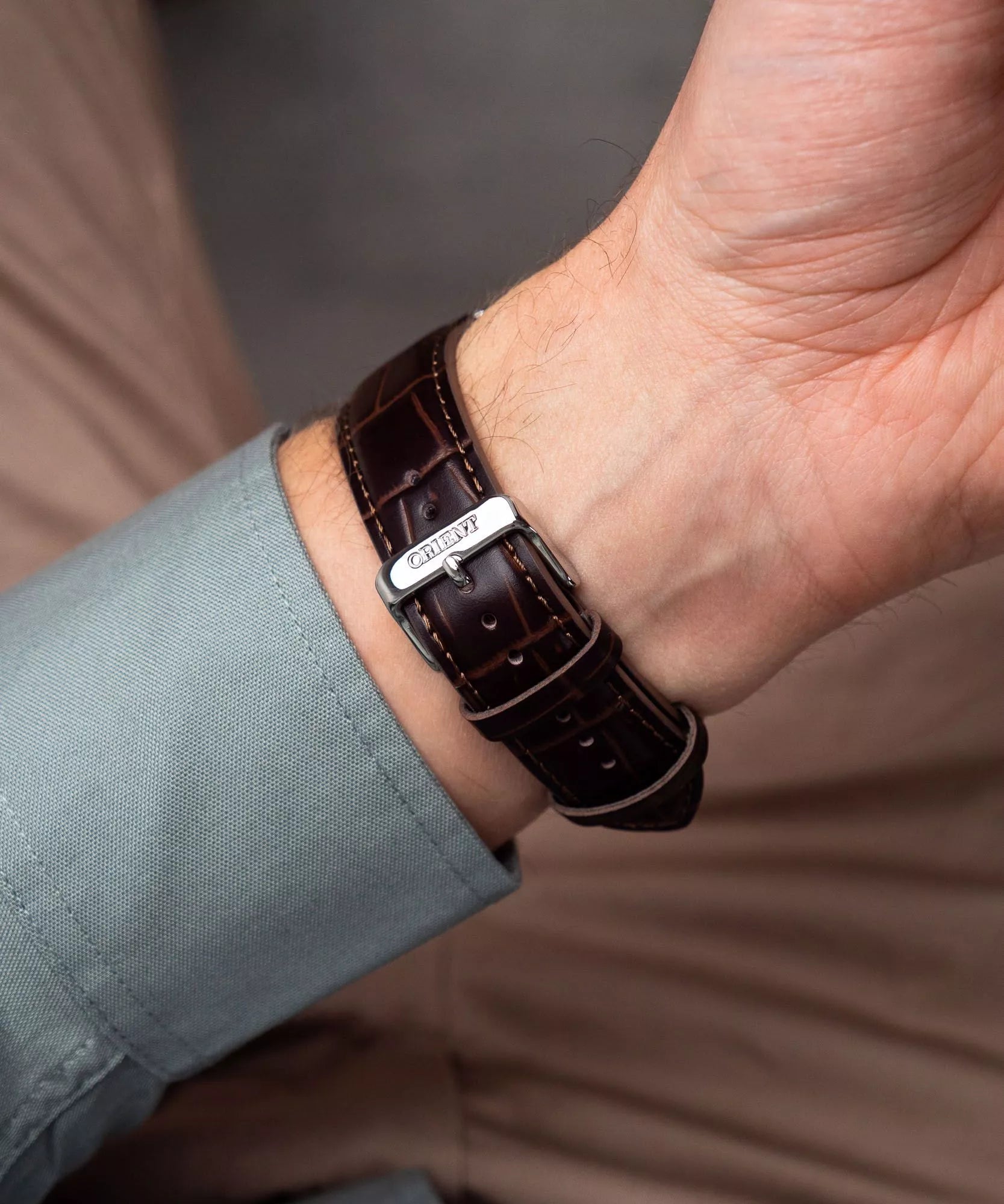 Orient RA-BA0005S30B automatic watch 43.5mm case white dial